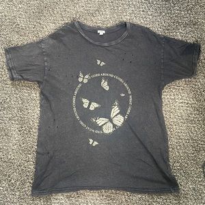 Garage Distressed Oversized T-Shirt